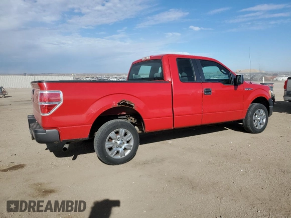 2009 Ford F-150 STX with VIN 1FTRX12W29FA24563, listed as a Copart auction lot 50050005 with 110,780 mi miles and Salvage Title. Bid and sale history available at carsss.com. Image 3.