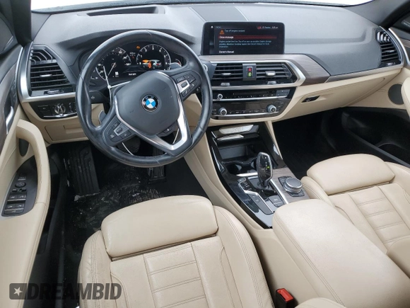 2018 BMW X3 xDrive30i with VIN 5UXTR9C51JLC76168, listed as a Copart auction lot 44956445 with 41,859 mi miles and Salvage Title. Bid and sale history available at DreamBid. Image 8.