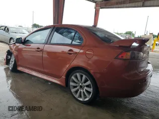 2010 Mitsubishi Lancer GTS with VIN JA32U8FW3AU022400, listed as a Copart auction lot 72569714 with 147,440 mi miles and Salvage Title. Bid and sale history available at carsss.com. Image 2.