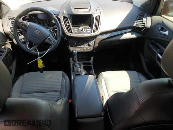 2017 Ford Escape Titanium with VIN 1FMCU0J93HUE84535, listed as a Copart auction lot 48172295 with 92,973 mi miles and Salvage Title. Bid and sale history available at carsss.com. Image 8.