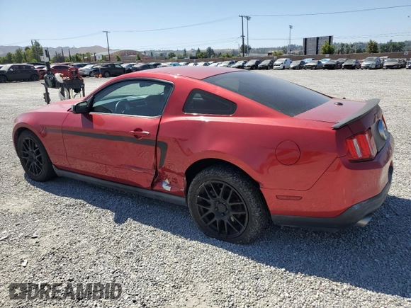 2011 Ford Mustang V6 with VIN 1ZVBP8AM8B5157542, listed as a Copart auction lot 61678945 with 83,868 mi miles and Salvage title. Bid and sale history available at DreamBid. Image 2.