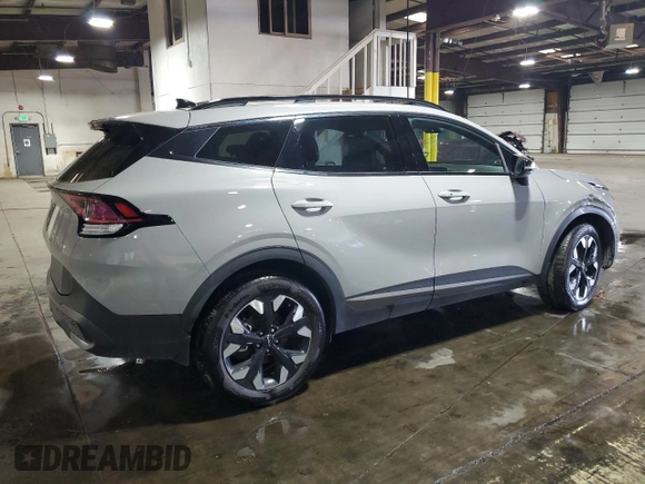 2023 Kia Sportage X-Line with VIN 5XYK6CAF4PG092584, listed as a Copart auction lot 71846724 with 16,284 mi miles and Salvage title. Bid and sale history available at DreamBid. Image 3.
