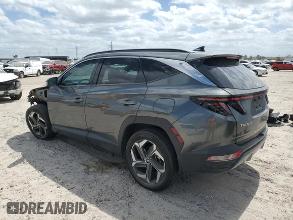 2022 Hyundai Tucson Limited with VIN 5NMJE3AE1NH050091, listed as a Copart auction lot 49727985 with 74,105 mi miles and Salvage Title. Bid and sale history available at carsss.com. Image 2.