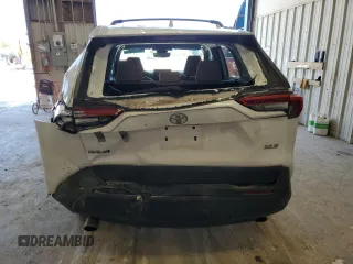 2022 Toyota RAV4 XLE with VIN 2T3W1RFV3NC192260, listed as a Copart auction lot 55153925 with 42,401 mi miles and Salvage title. Bid and sale history available at DreamBid. Image 6.