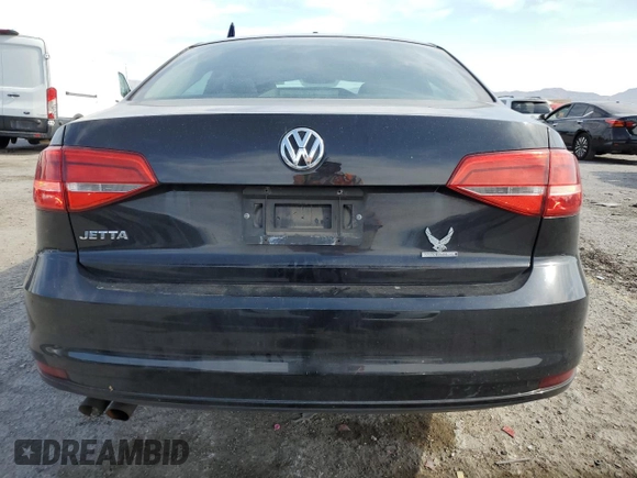 2015 Volkswagen Jetta S with VIN 3VW2K7AJ3FM355363, listed as a Copart auction lot 58516655 with 140,688 mi miles and Salvage title. Bid and sale history available at DreamBid. Image 6.