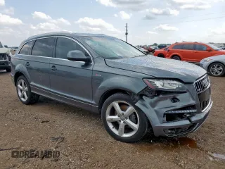 2015 Audi Q7 S line Prestige with VIN WA1DGAFE8FD013354, listed as a Copart auction lot 59822655 with 110,464 mi miles and Salvage title. Bid and sale history available at DreamBid. Image 4.