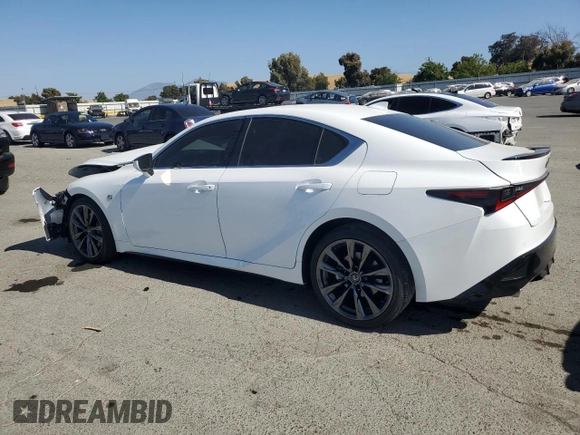 2023 Lexus IS 350 F Sport with VIN JTHGZ1B26P5058960, listed as a Copart auction lot 60683435 with 29,814 mi miles and Salvage title. Bid and sale history available at DreamBid. Image 2.