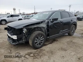 2021 Mazda CX-9 Touring with VIN JM3TCBCYXM0500312, listed as a Copart auction lot 85600684 with 54,561 mi miles and Salvage Title. Bid and sale history available at carsss.com. Image 1.