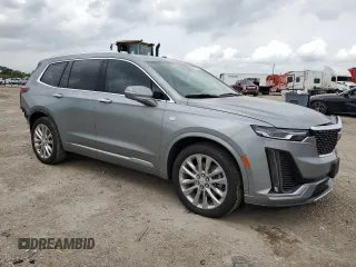 2024 Cadillac XT6 FWD Premium Luxury z VIN 1GYKPCRS2RZ741375, wystawiony jako Copart lot #54308865 z przebiegiem 9 932 mil mil oraz Szkoda całkowita • Salvage title. Historia ofert i sprzedaży dostępna na DreamBid. Obrazek 4.