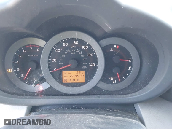 2008 Toyota RAV4 Ltd with VIN JTMBK31V785066137, listed as a IAAI auction lot 41721036 with 209,510 mi miles. Bid and sale history available at carsss.com. Image 7.
