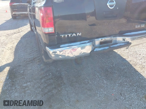 2008 Nissan Titan SE with VIN 1N6BA07DX8N310456, listed as a IAAI auction lot 41296328 with 281,767 mi miles. Bid and sale history available at carsss.com. Image 12.