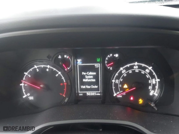 2020 Toyota 4Runner SR5 with VIN JTEBU5JR1L5805614, listed as a IAAI auction lot 41295454 with 50,385 mi miles. Bid and sale history available at carsss.com. Image 7.