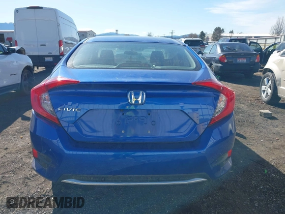 2020 Honda Civic Sedan LX with VIN 2HGFC2F68LH578566, listed as a IAAI auction lot 41746048 with 39,263 mi miles. Bid and sale history available at carsss.com. Image 16.
