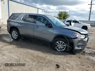 2020 Chevrolet Traverse LS with VIN 1GNERFKWXLJ174924, listed as a Copart auction lot 71939174 with 82,695 mi miles and Non Repairable. Bid and sale history available at carsss.com. Image 4.