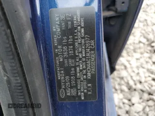 2010 Hyundai Accent GLS with VIN KMHCN4AC1AU426977, listed as a Copart auction lot 84705694 with 148,594 mi miles and Salvage Title. Bid and sale history available at carsss.com. Image 12.