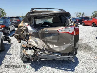 2013 Toyota RAV4 LE with VIN 2T3ZFREV2DW020895, listed as a Copart auction lot 52789565 with Not Provided miles and Salvage Title. Bid and sale history available at DreamBid. Image 6.