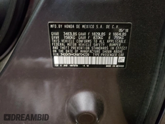 2019 Honda Fit LX with VIN 3HGGK5H42KM704229, listed as a Copart auction lot 45965055 with 43,861 mi miles and Clean Title. Bid and sale history available at DreamBid. Image 12.