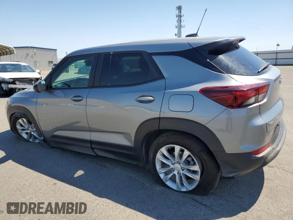 2023 Chevrolet TrailBlazer LS with VIN KL79MMS25PB166771, listed as a Copart auction lot 61728424 with 11,474 mi miles and Salvage Title. Bid and sale history available at DreamBid. Image 2.