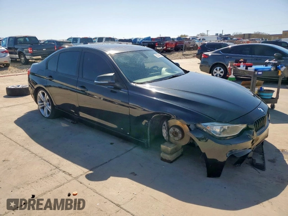 2013 BMW 3 Series 335i with VIN WBA3A9G57DNP36052, listed as a Copart auction lot 50204825 with 158,102 mi miles and Salvage title. Bid and sale history available at DreamBid. Image 4.
