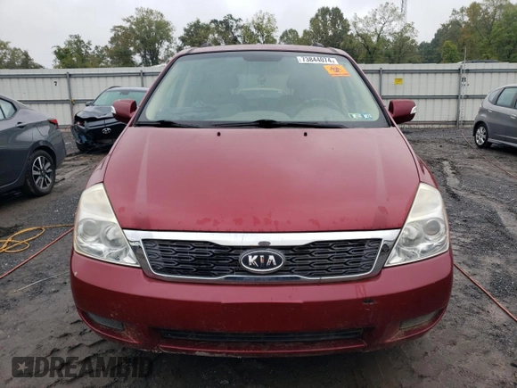 2011 Kia Sedona LX with VIN KNDMG4C71B6396100, listed as a Copart auction lot 73844074 with 103,230 mi miles and Clean Title. Bid and sale history available at carsss.com. Image 5.