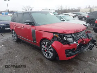 2020 Land Rover Range Rover SV Autobiography Dynamic with VIN SALGW2RE3LA580584, listed as a IAAI auction lot 41089853 with 62,057 mi miles and . Bid and sale history available at DreamBid. Image 1.