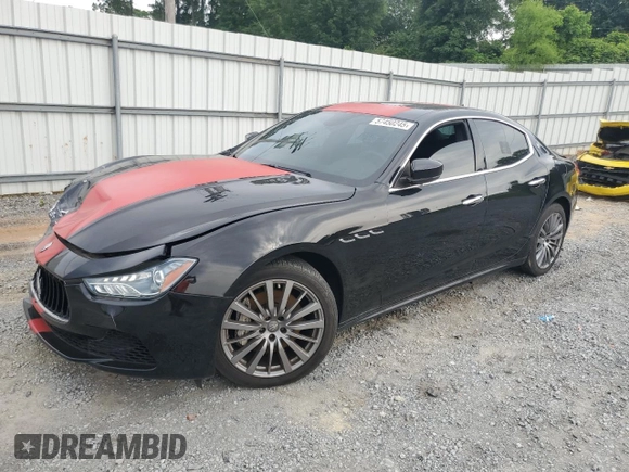 2017 Maserati Ghibli с VIN ZAM57XSA3H1197618, выставлен на аукционе Copart как лот 57450245 с пробегом 45 683 миль миль и Чистый • Clean title. История ставок и продаж доступна на DreamBid. Изображение 1.