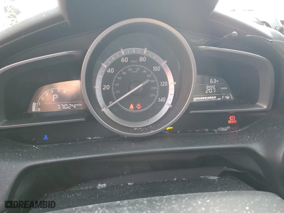 2017 Mazda CX-3 Sport with VIN JM1DKFB70H0175238, listed as a Copart auction lot 74474364 with 77,024 mi miles and Salvage Title. Bid and sale history available at carsss.com. Image 9.