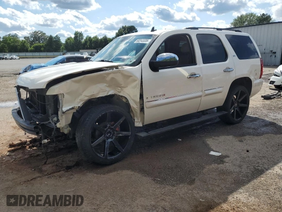 2008 Chevrolet Tahoe LTZ with VIN 1GNFC13J88R233554, listed as a Copart auction lot 60243335 with Not provided miles and Salvage title. Bid and sale history available at DreamBid. Image 1.