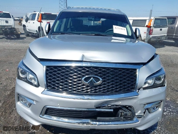 2015 Infiniti QX80 with VIN JN8AZ2NF3F9573163, listed as a IAAI auction lot 41749069 with 134,165 mi miles. Bid and sale history available at carsss.com. Image 6.