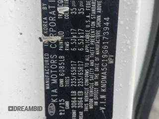 2016 Kia Sedona L with VIN KNDMA5C19G6173944, listed as a Copart auction lot 45194425 with 95,252 mi miles and Salvage Title. Bid and sale history available at carsss.com. Image 15.