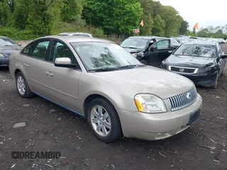 2005 Mercury Montego Luxury z VIN 1MEFM401X5G610905, wystawiony jako IAAI lot #42237490 z przebiegiem 140 830 mil mil oraz . Historia ofert i sprzedaży dostępna na DreamBid. Obrazek 1.