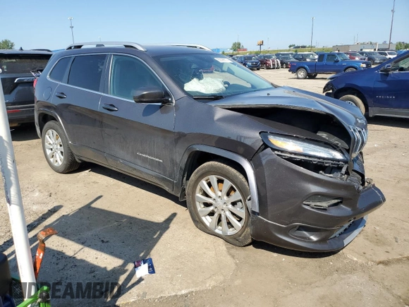 2018 Jeep Cherokee Overland with VIN 1C4PJMJX2JD594776, listed as a Copart auction lot 65599074 with 0 mi miles and Clean Title. Bid and sale history available at carsss.com. Image 4.