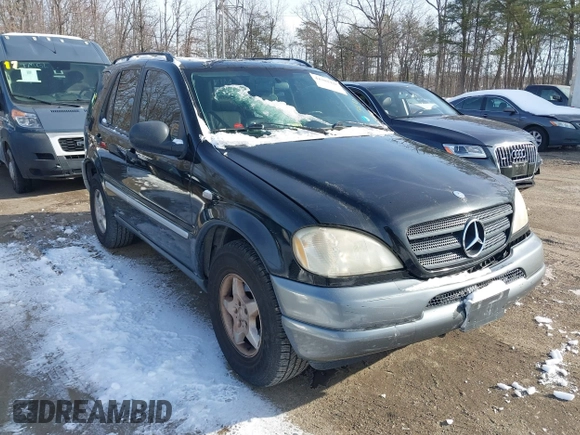 1998 Mercedes-Benz M-Class with VIN 4JGAB54E5WA041689, listed as a IAAI auction lot 41302422 with 207,103 mi miles. Bid and sale history available at carsss.com. Image 1.
