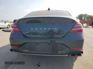 2022 Genesis G70 2.0T with VIN KMTG34TA6NU098213, listed as a Copart auction lot 76084664 with 64,405 mi miles and Non Repairable. Bid and sale history available at carsss.com. Image 6.