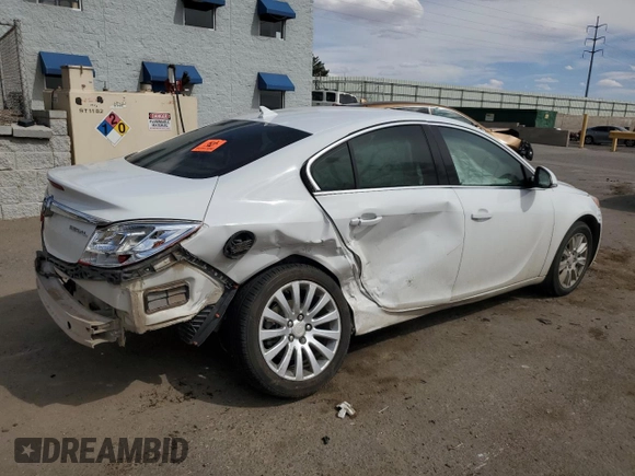 2013 Buick Regal with VIN 2G4GR5ER3D9247996, listed as a Copart auction lot 54989545 with 108,783 mi miles and Salvage title. Bid and sale history available at DreamBid. Image 3.