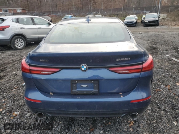 2023 BMW 2 Series 228i xDrive with VIN WBA73AK00P7M34880, listed as a Copart auction lot 77828404 with 8,726 mi miles and Salvage Title. Bid and sale history available at carsss.com. Image 6.
