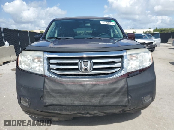 2013 Honda Pilot EX-L с VIN 5FNYF3H58DB044788, выставлен на аукционе Copart как лот 60202325 с пробегом Не указан миль и Списание • Salvage title. История ставок и продаж доступна на DreamBid. Изображение 5.