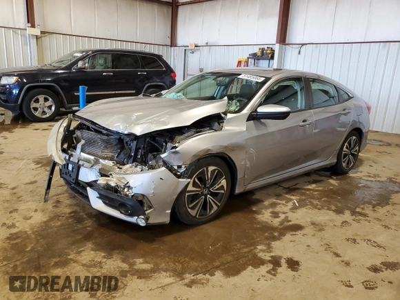 2017 Honda Civic Sedan EX-T with VIN 19XFC1F34HE203114, listed as a Copart auction lot 51485085 with 58,383 mi miles and Salvage Title. Bid and sale history available at carsss.com. Image 1.