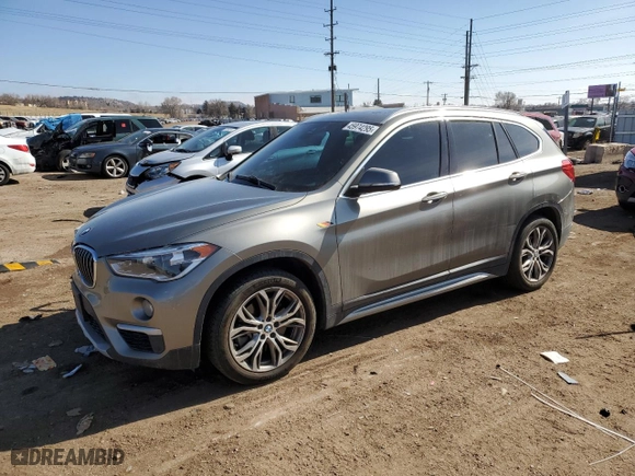 2019 BMW X1 xDrive28i with VIN WBXHT3C55K5L35265, listed as a Copart auction lot 45974295 with 84,541 mi miles and Salvage Title. Bid and sale history available at carsss.com. Image 1.