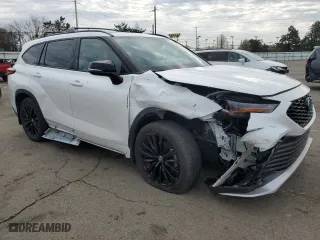 2023 Toyota Highlander L with VIN 5TDKDRBH4PS508354, listed as a Copart auction lot 50916305 with 27,569 mi miles and Salvage Title. Bid and sale history available at carsss.com. Image 4.