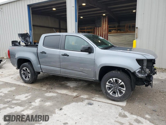 2022 Chevrolet Colorado 4WD Z71 with VIN 1GCGTDEN0N1216109, listed as a Copart auction lot 58567235 with 65,484 mi miles and Salvage title. Bid and sale history available at DreamBid. Image 4.