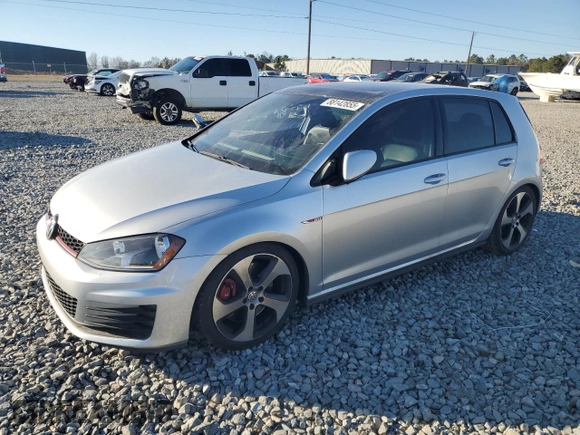 2016 Volkswagen Golf GTI SE w/Performance Pkg with VIN 3VW547AU2GM048141, listed as a Copart auction lot 88142855 with 92,822 mi miles and Salvage Title. Bid and sale history available at carsss.com. Image 1.