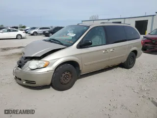 2007 Chrysler Town & Country LWB LX with VIN 2A4GP44R27R341095, listed as a Copart auction lot 50316124 with 184,149 mi miles and Salvage Title. Bid and sale history available at carsss.com. Image 1.