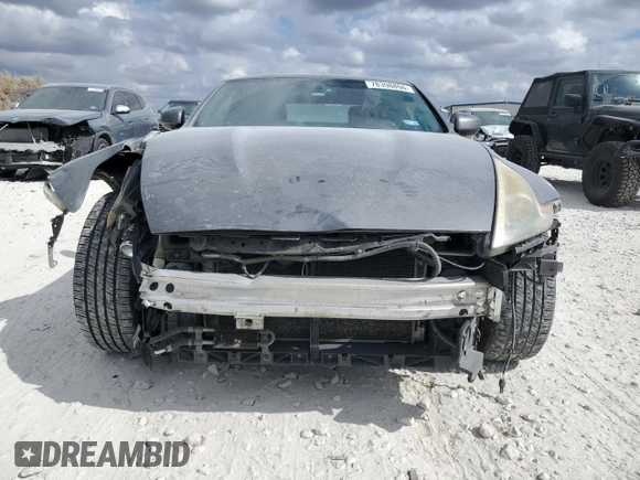 2013 Nissan 370Z with VIN JN1AZ4EH7DM880230, listed as a Copart auction lot 78398894 with 130,871 mi miles and Salvage Title. Bid and sale history available at carsss.com. Image 5.