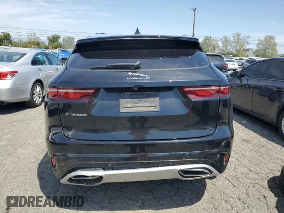 2021 Jaguar F-Pace S with VIN SADCJ2EU4MA666915, listed as a Copart auction lot 51481274 with 49,132 mi miles and Salvage title. Bid and sale history available at DreamBid. Image 6.