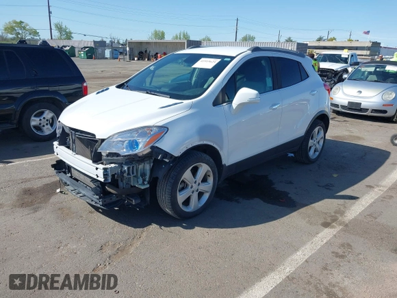 2016 Buick Encore Convenience with VIN KL4CJFSB8GB717640, listed as a IAAI auction lot 41915624 with 116,762 mi miles. Bid and sale history available at carsss.com. Image 2.