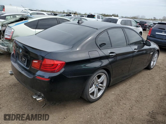 2013 BMW 5 Series 550i with VIN WBAFR9C57DDX80442, listed as a Copart auction lot 54935275 with 92,346 mi miles and Clean Title. Bid and sale history available at carsss.com. Image 3.