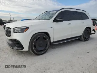 2022 Mercedes-Benz GLS 63 AMG with VIN 4JGFF8KE5NA790389, listed as a Copart auction lot 88258175 with 37,672 mi miles and Salvage Title. Bid and sale history available at DreamBid. Image 1.