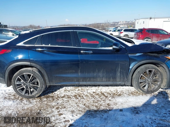 2023 Infiniti QX55 Luxe with VIN 3PCAJ5JR2PF114136, listed as a IAAI auction lot 41395653 with Not provided miles and . Bid and sale history available at DreamBid. Image 12.