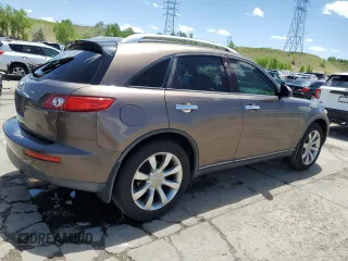 2004 Infiniti FX35 with VIN JNRAS08WX4X225689, listed as a Copart auction lot 56249284 with 175,719 mi miles and Salvage Title. Bid and sale history available at carsss.com. Image 3.